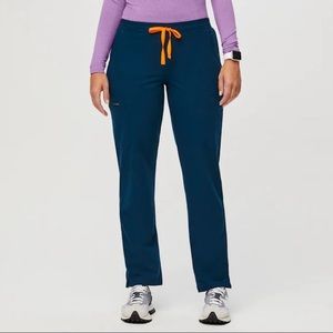 FIGS Yola Skinny Scrub Pants - Deep Reef XS